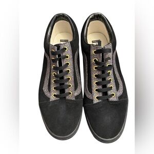 NWOT Vans Old School Black/Glitter Size 12